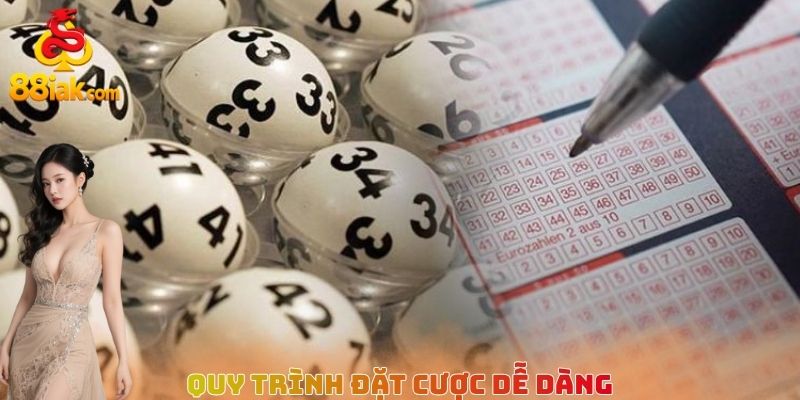 Quy trình đặt cược dễ dàng