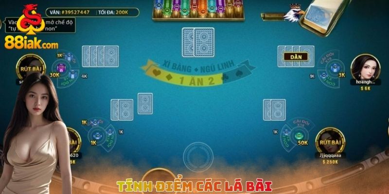 Tính điểm các lá bài